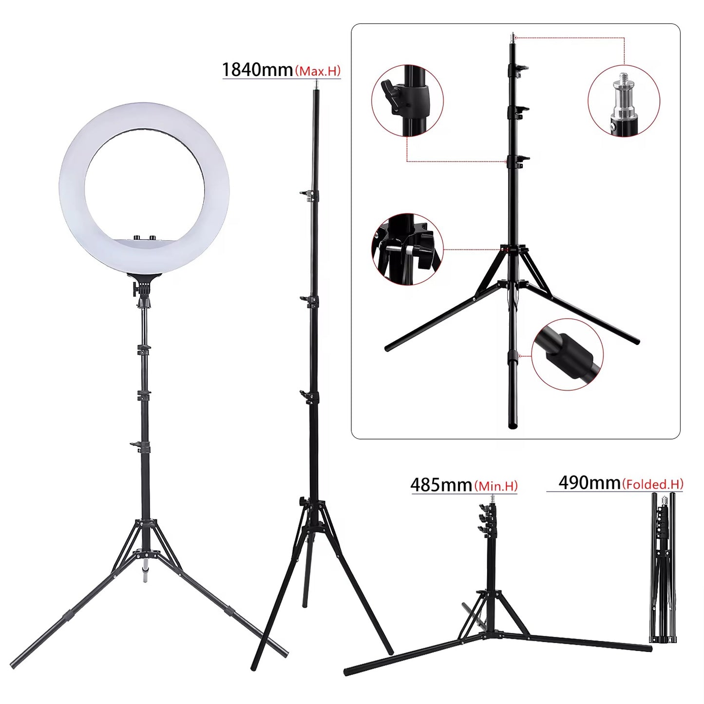 Ring ligth 18 pouces