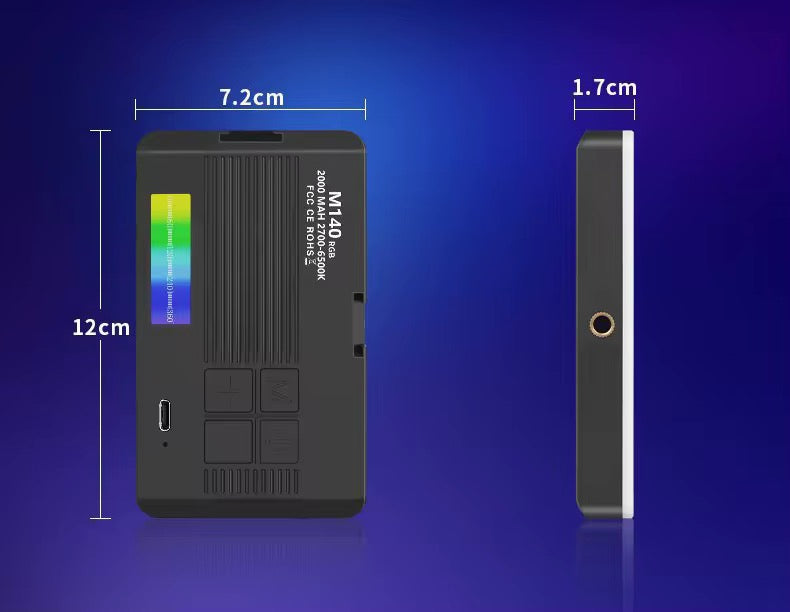 Lamp Selfie M140 — Lumière portable puissante pour créateurs