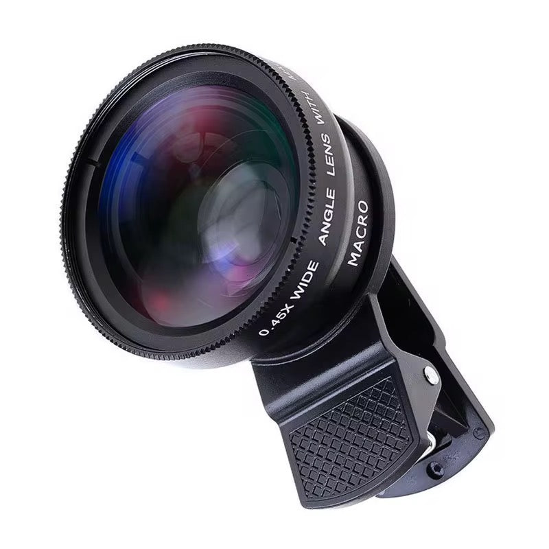 Lentille Universelle Clip Grand Angle + Macro – Boost ta caméra