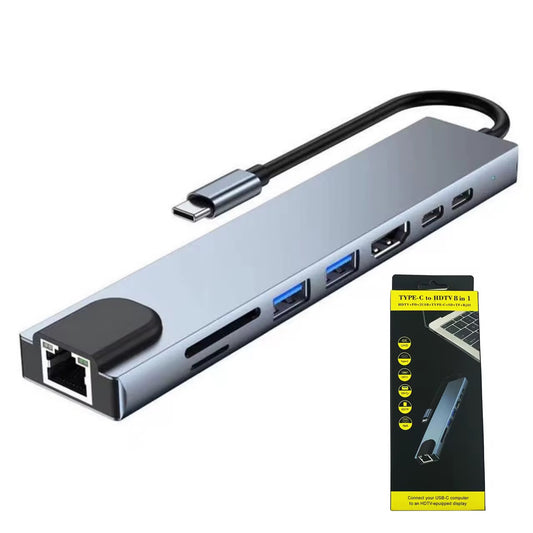 Adaptateur 8 en 1 type-C