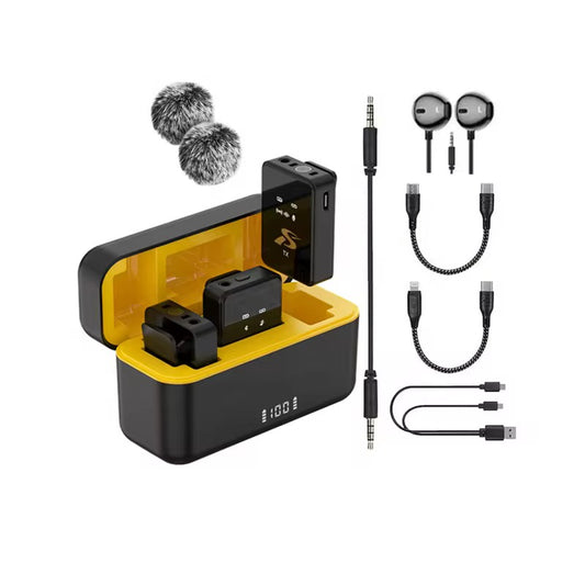 Microphone sans fil SX12 – Pour Type-C & iPhone (Lightning)
